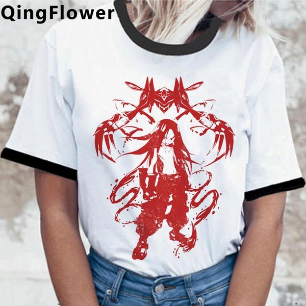 

women's t-shirt shaman king summer tees female vintage grunge tumblr kawaii clothes graphic women white t shirt