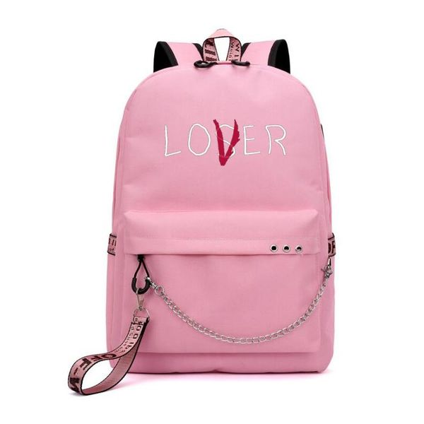 

backpack lover loser mochila large school bag teenage girls usb charging women book big high schoolbag youth leisure college