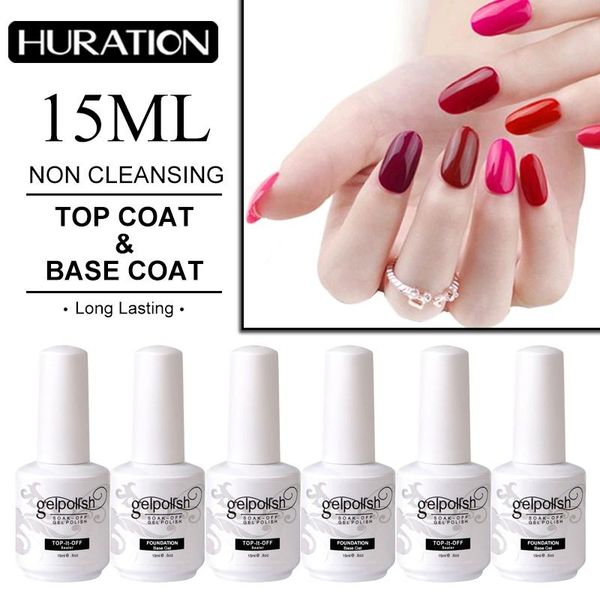 

nail gel 15ml coat base nails art store soak off polish long-lasting multi varnish lacquer, Red;pink