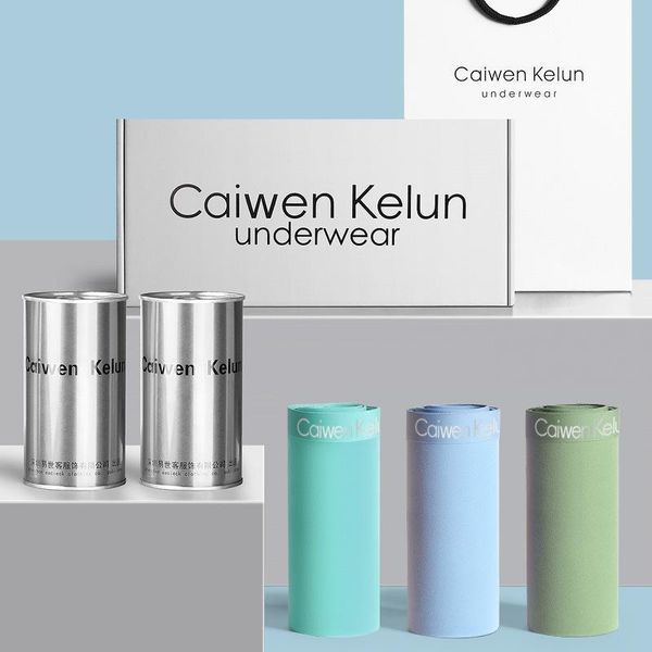 

women's panties ice silk 4 pcs gift box ms breathable girly shorts briefs seamless ultra-thin antibacterial trend triangle, Black;pink