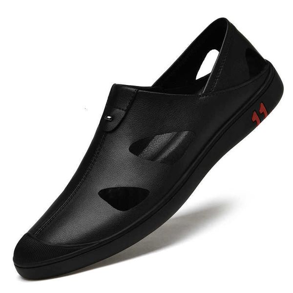 

tangzuo h2111 leather sandals, 70 yuan, 37-46, black and brown