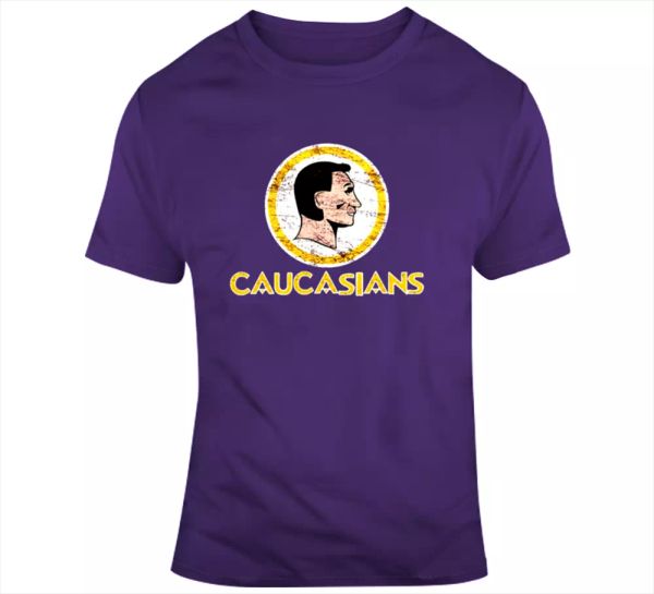 

washington sport tee caucasians football short sleeve men's t- shirt gift new, White;black