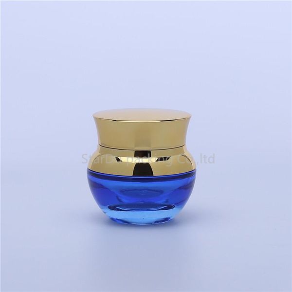 

storage bottles & jars 500pcs 20g 30g 50g empty cosmetic containers with inner liners, glass sample lables (blue) by thetis homes
