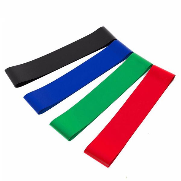 

resistance bands 4pcs/set 500mm elastic tension 4 levels rubber loops yoga bodybuilding muscle fitness equipment expander