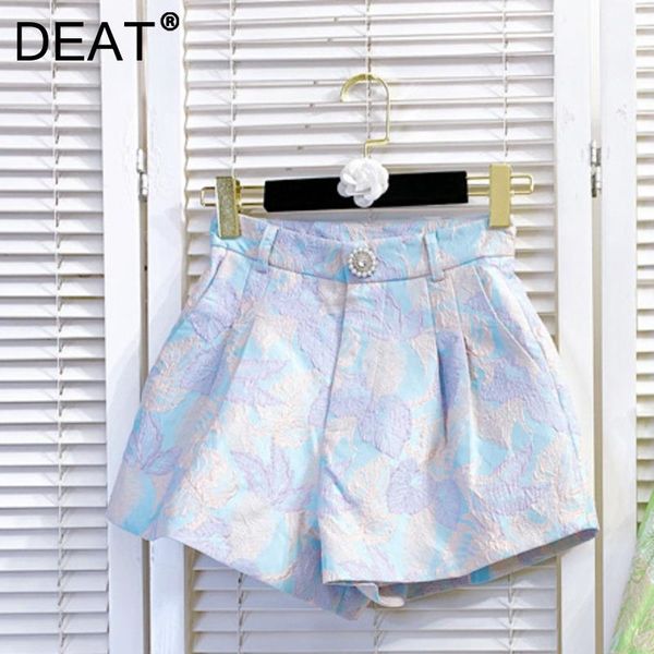 

women's shorts deat women printing diamond arrivals high waist fashion temperament spring summer 2021 11d1627, White;black