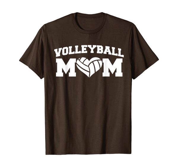 

womens volleyball mom volleyball mother t-shirt, White;black