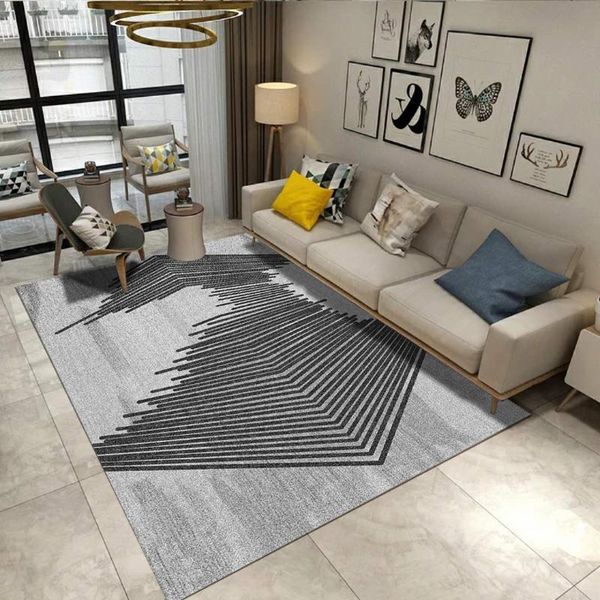 

carpets modern simple light luxury triangle diagonal plaid carpet non-slip living room bedroom kitchen home decoration sofa