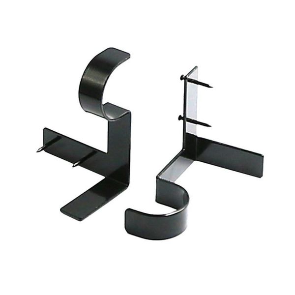 

other home decor 2pcs/lot hang curtain bracket quick rod brackets tap right into window frame holders support curta