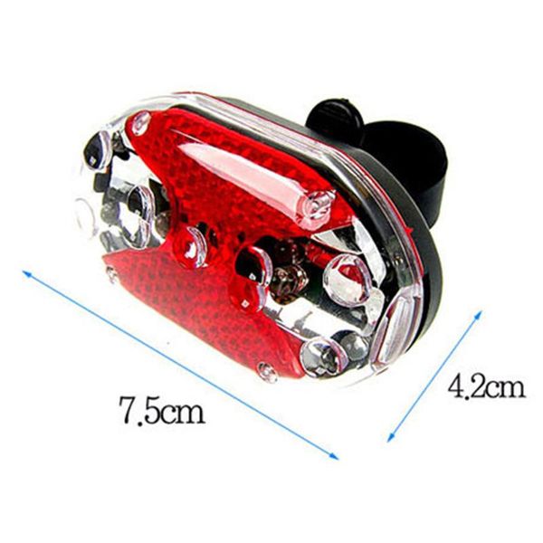 

bike lights bicycle rear flashing light lamp 9 led red 7 modes safety warning taillight
