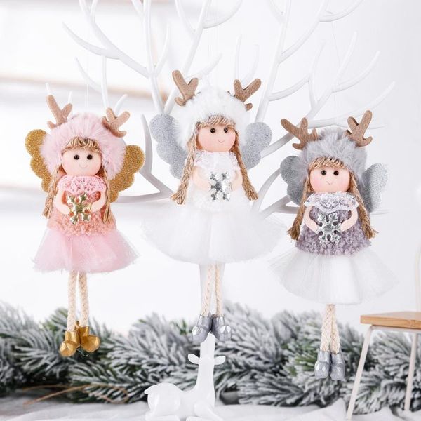 

christmas decorations creative girl pendants tree children's gift dolls.