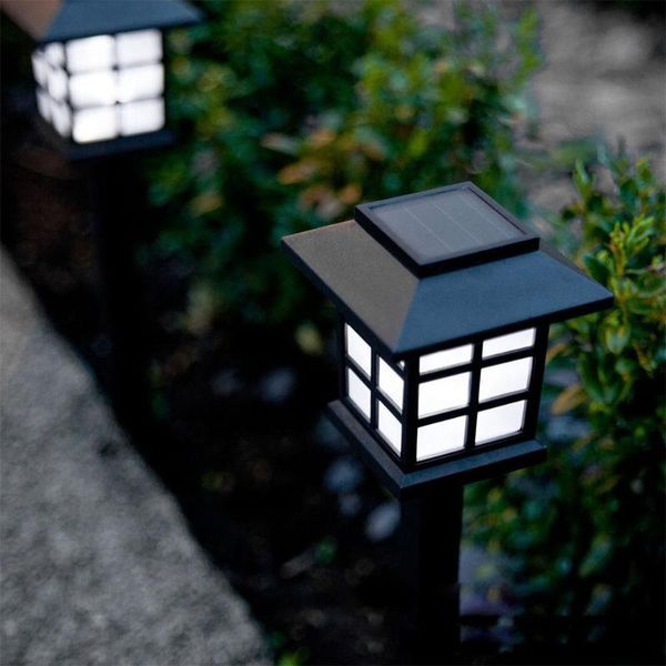 

light sensor solar-powered lawn pin lamp yard garden decoration lamps