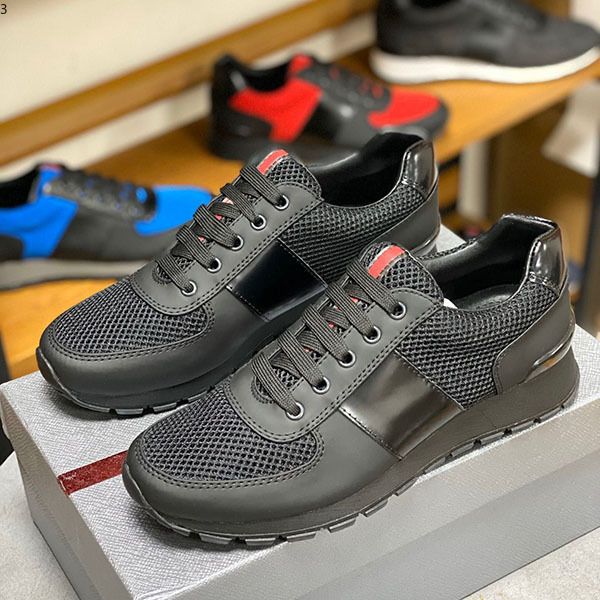 

s platform sneakers for men women chaussures paris 17fw triple black cream yellow red casual shoes mkj001, Red;white