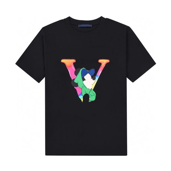 

2021 lady shirts style summer women clothes crew neck pure cotton luxury animal letter printing women's t shirt short-sleeves xs-2xl, White