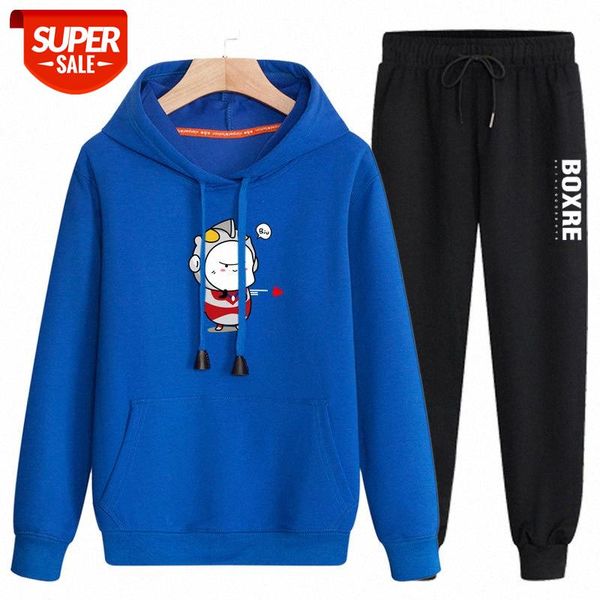 

cotton trend korean hoodie boys sportswear casual suit youth student long sleeve couple sweatshirt #of2o, Black