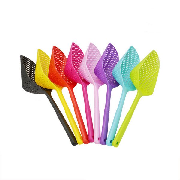 Filtro Scoop Ferramenta Plástico Colher Grande Colander Sopa Filtro de Filtro de Calor Resistente Estrucelas Moda Cozinhar Cozinhar Cozinha Ferramentas CGY198