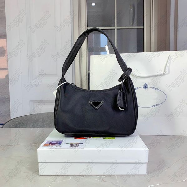 

re edition 2000 nylon nylon mini bag tote womens designer shoulder bags handbag wallet purses duffle hobos kaki black pink
