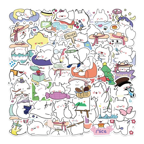 

50 pcs mixed graffiti skateboard stickers cartoon baby squirrel animals for car lapfridge helmet pad bicycle bike motorcycle ps4 book guitar