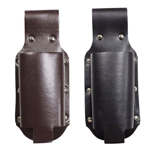 

waist bags portable pu leather beer holster belt bag wine bottles holder case j60d
