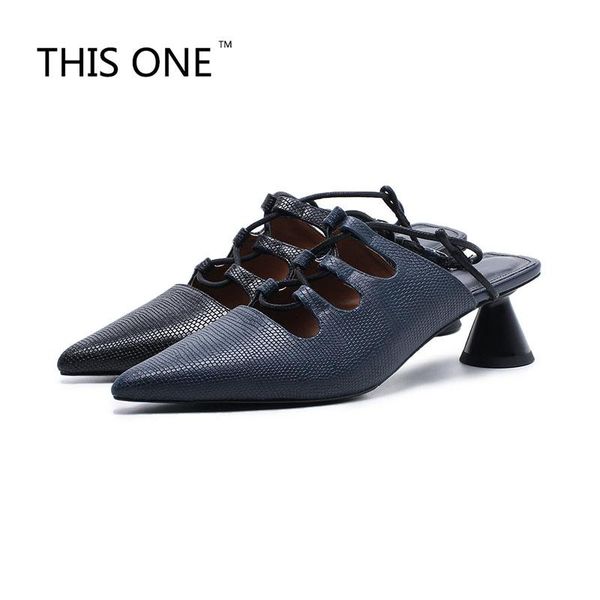 

shoes women sandals spring summer european roman mules pointed hollow chaussures femme, Black