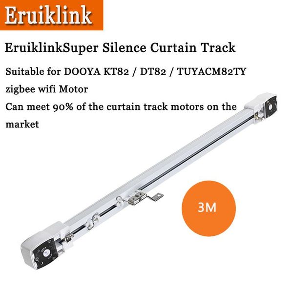 

smart home control dooya / motorized electric curtain track 3m customizable super quite, suitable for homes in eu countries