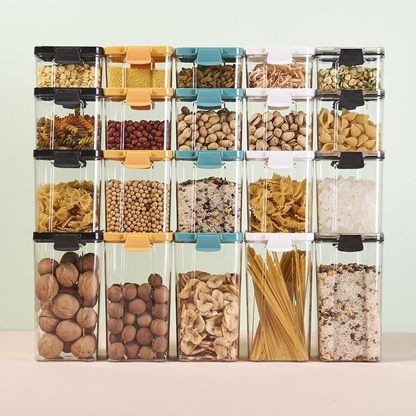 

storage box kitchen containers miscellaneous grain tank dried fruit sealed moisture-proof bottles & jars