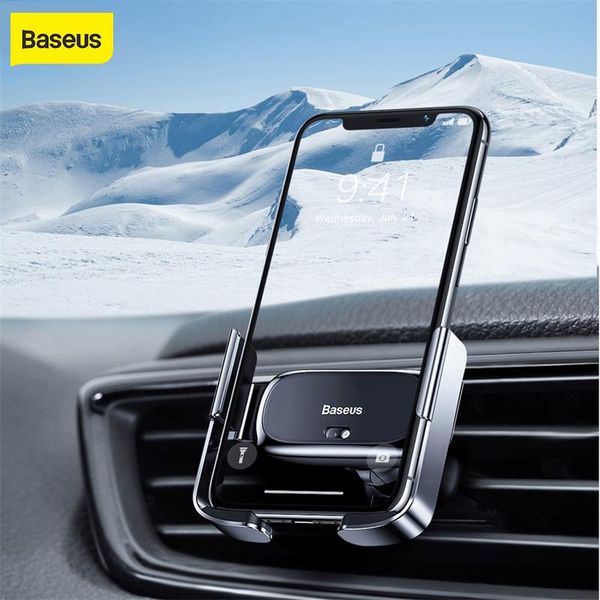

cell phone mounts & holders baseus automatic car holder for 11 x xs max air vent mount note 10 smart auto grip