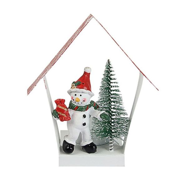 

candle holders 1pc christmas holder home room decoration iron house tray