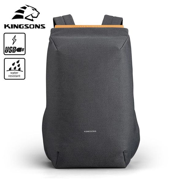 

backpack kingsons 2021 waterproof backpacks usb charging school bag anti-theft men and women for laptravelling mochila