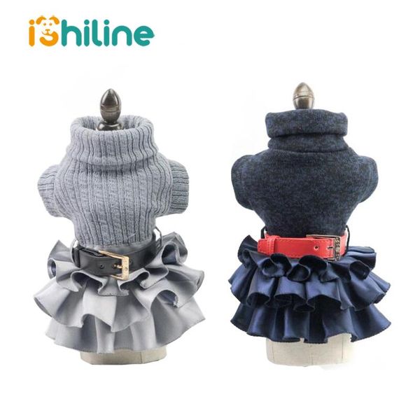 

dog apparel fashion autumn winter pet dress clothes sweet princess small medium dogs teddy puppy wedding dresses size xs-xl