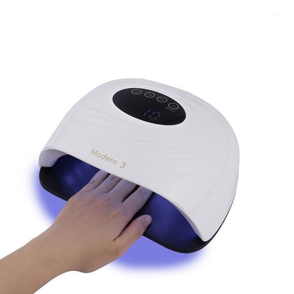 

54w/80w uv led lamp nail dryer for nails gel quick drying auto sensing 10s 30s 60s time setting mode sun light lamps1