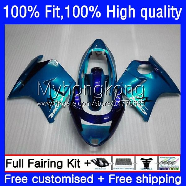 Corpo de OEM para Honda CBR 1100xx 1100 CC XX Metal Azul 02 03 04 05 06 07 35No.105 Blackbird CBR1100XX 96-07 CBR1100 XX 1996 1997 1998 1999 2000 2001