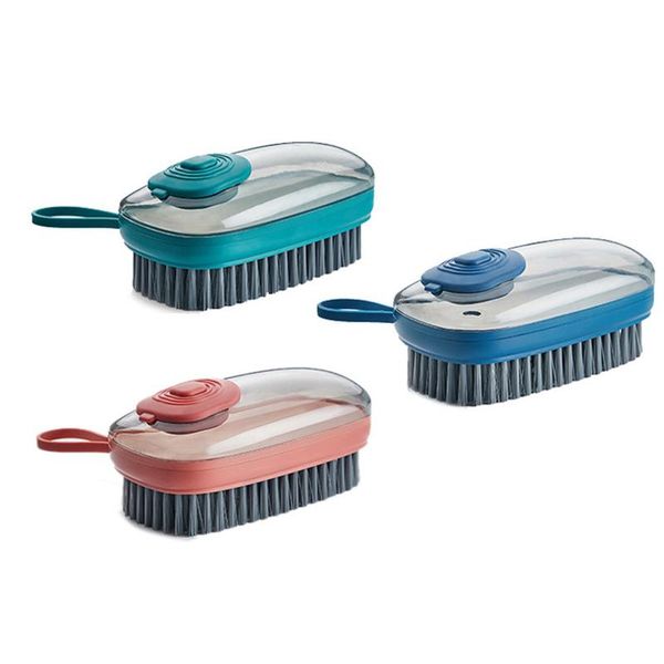 

clothing & wardrobe storage multi-function pot washing soft brush kitchen household dishwashing laundry automatic liquid addition shoe clean