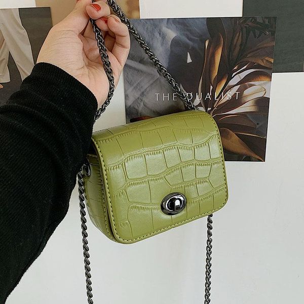 

cross body stone pattern mini purses pu leather crossbody bags for women 2021 summer simple chain shoulder bag lady luxury handbags