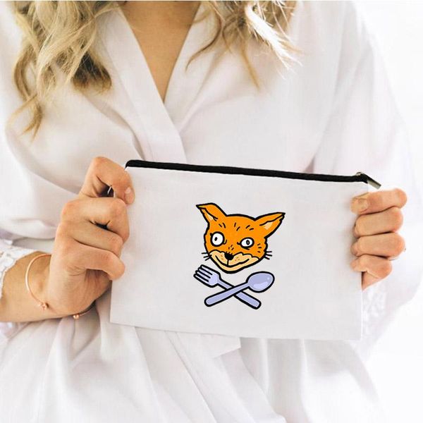 

cosmetic bags & cases kawaii makeup bag cartoon for organizer mini pouch women travel women's storage woman make up