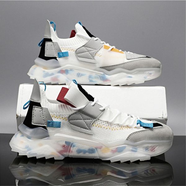 

2021 running shoes thick-soled daddy male summer korean fashion casual shoe large size breathable sneakers run-shoe #a0007