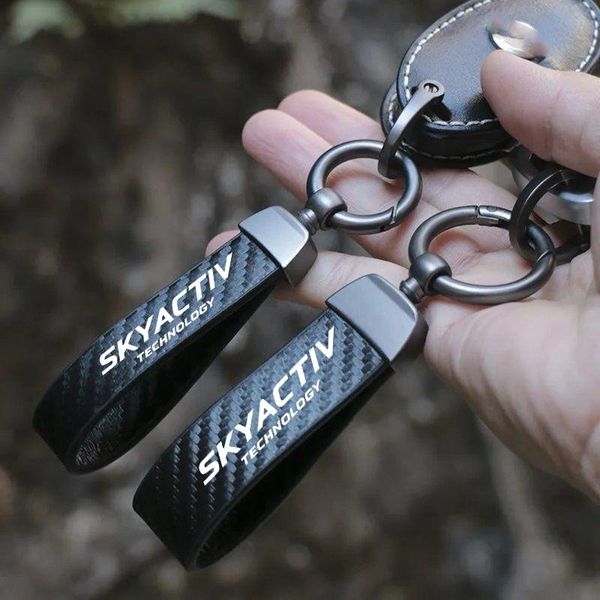 

keychains car accessories key chain keyrings keychain gentleman keyring for skyactiv mazda axela 2 3 cx6 cx-5 cx4 cx3 cx8 cx9, Silver