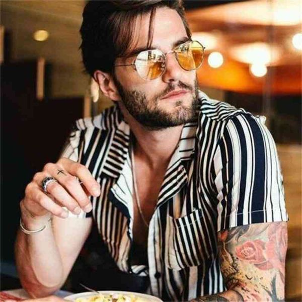 

men's casual shirts summer mens button down blouse business work stylish slim fit short sleeve hawaiian holiday crcs, White;black