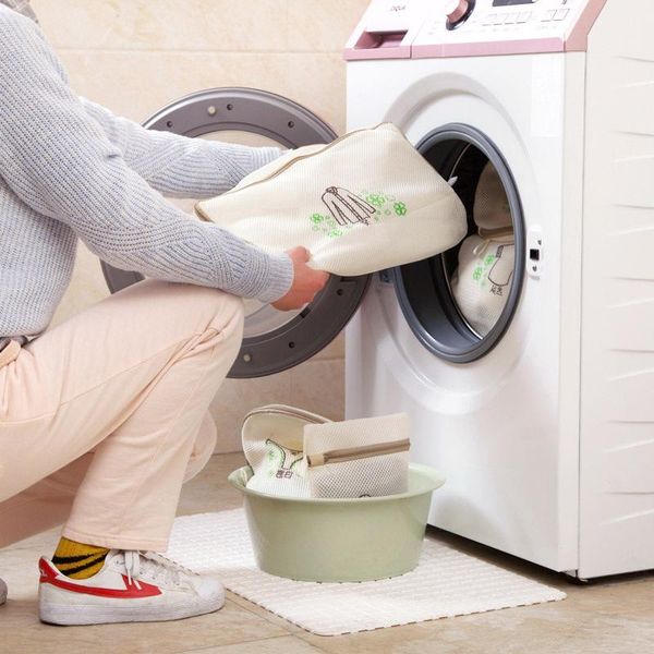 

laundry bags clothes washing bag high-quality wash under wear panties socks suit thick double-layer fine mesh care