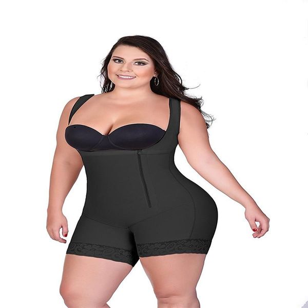 

fajas women shaper underwear slimming corset waist modeling strap bodysuits body trainer women's shapers, Black;white