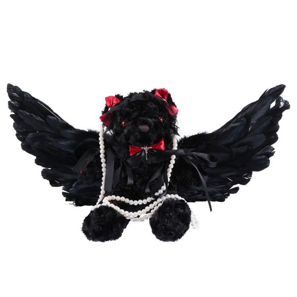 

gift wrap 1pc cartoon angel bear cross body bag stuffed animal plush