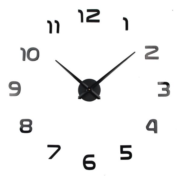 

creative diy wall sticker clock high-grade local gold and silver art clocks
