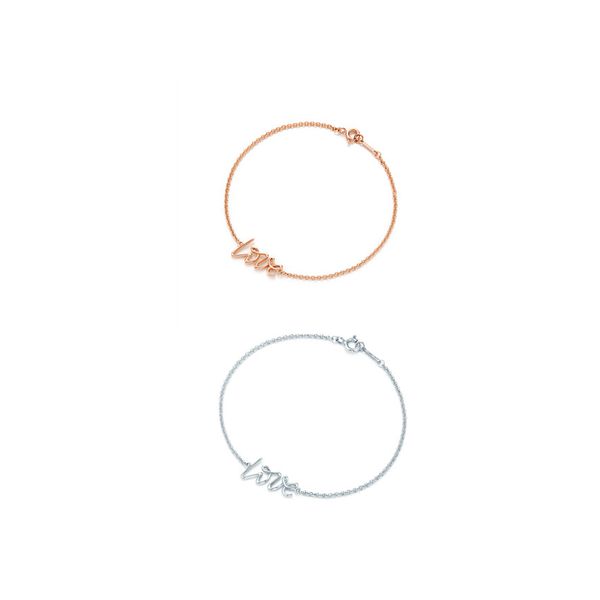 

s925 cuffs mini love love bracelet, classic fashion style, luxury jewelry, birthday gift, White