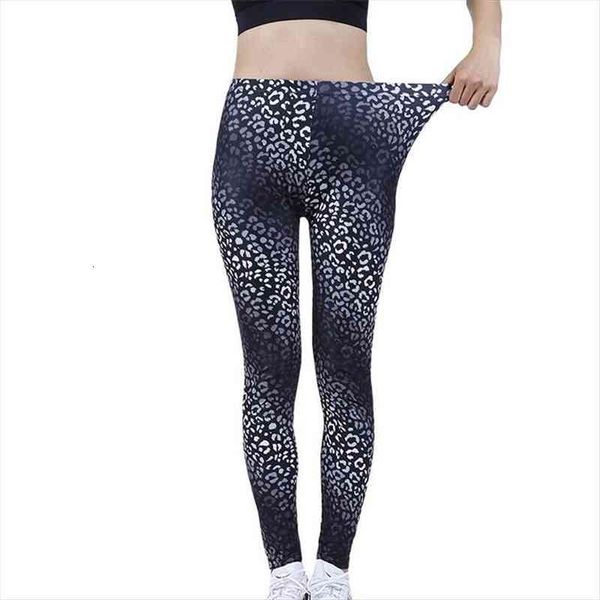 

black white leopard print workout women legging out activewear pants high waist leggin sport fitness gym jegging