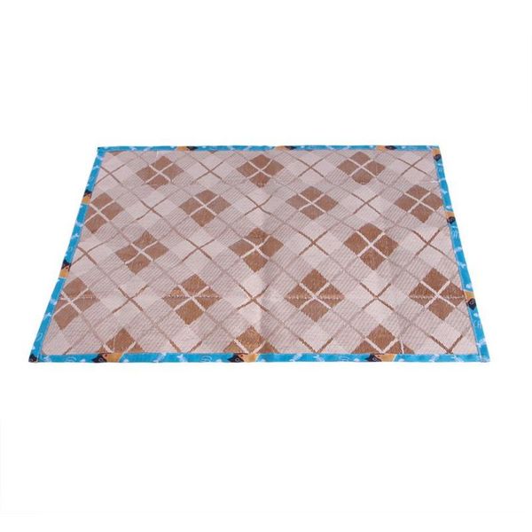 

kennels & pens pet dog cooling mat washable large size cool ice silk pad puppy blanket cushion indoor seat sleeping supplies spring summer