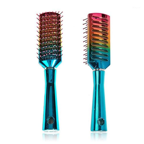 

plastic comb for detangling hair anti-static hairdressing styling tool1, Silver