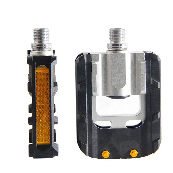 

bike pedals foldable double side folding universal for mtb road city