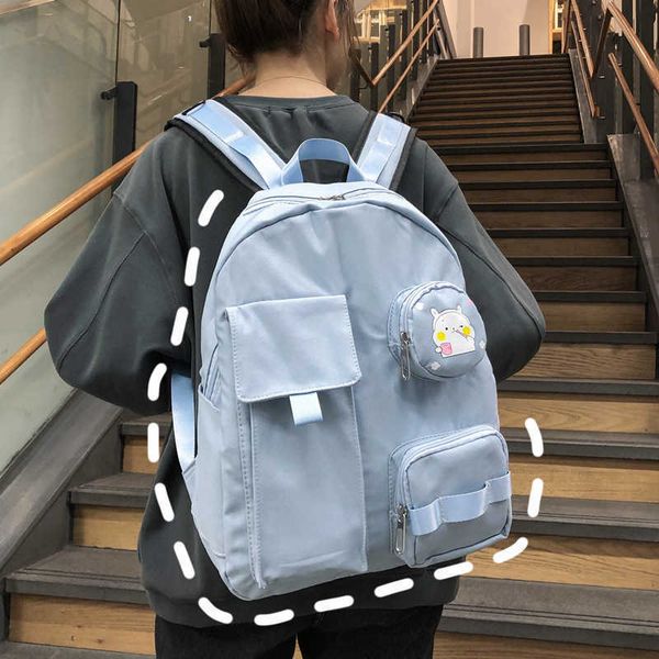 

ins backpack 2021 fashion schoolbag