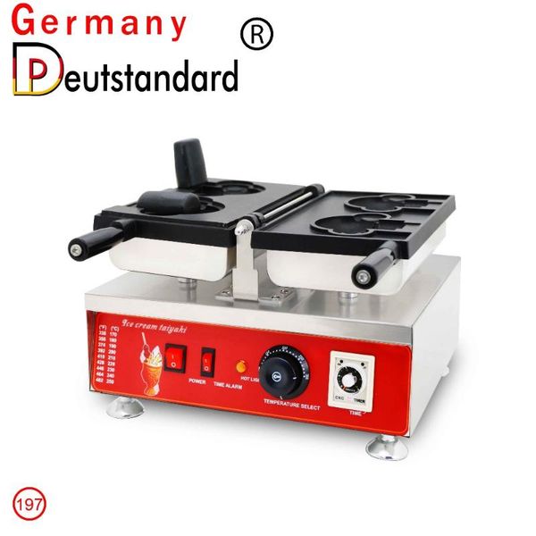 

electric waffle maker cartoon animal little bear taiyaki machine for filling ice cream cone with bread makers