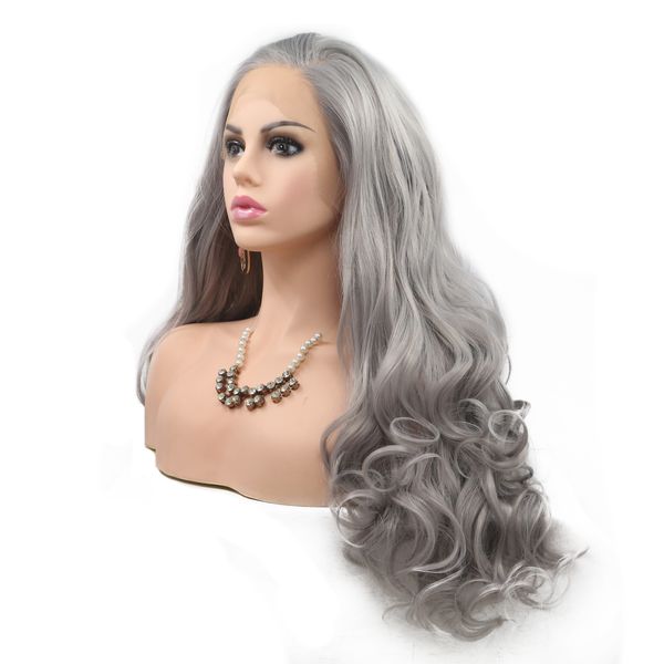 

2021 european and american movie stars with the same style before lace chemical fiber lifelike wig new popular creative new style wigs, Black