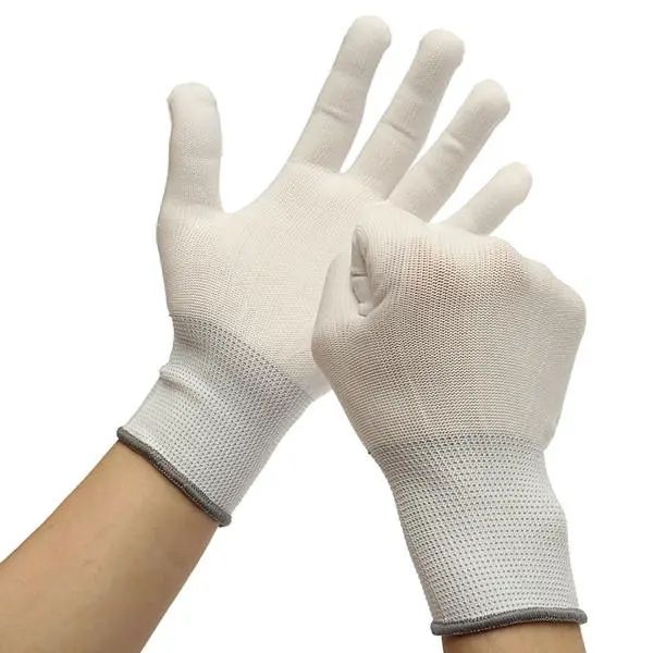 

cotton wrapping gloves dedicate tool for car vinyl sticker window film, Blue;gray
